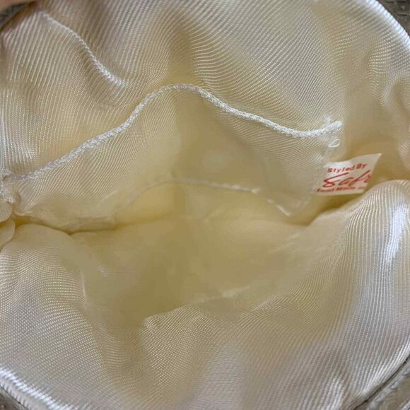 Vintage Ivory Beaded Evening‎ Bag Kiss Lock from Safram - Picture 5 of 7